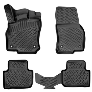 Q3 2019-2024 Floor Mats 3D Custom Fit Compatible with Audi Rubber Car Mats La... - Picture 1 of 6