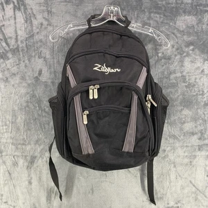Zildjian Student Laptop Backpack Black- Drumstick Pockets Heavy Duty Canvas - Picture 1 of 19