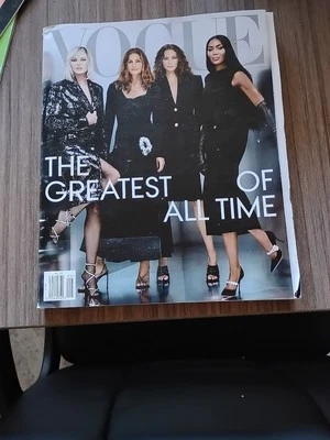 Vogue Magazine Cindy Crawford Naomi Campbell Stephanie Seymour Linda Evangelista - Image 1 of 4