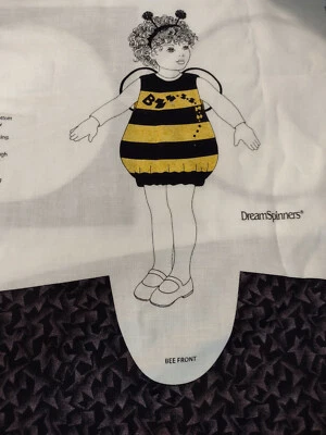 Bumble Bee  Cut Sew Panel to make Costume Sizes 2-4 Toddler VIP Cranston - Image 1 of 4