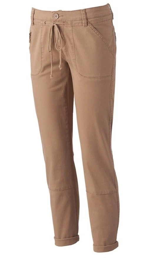 Juniors Unionbay Khaki Ankle Pants Size 5