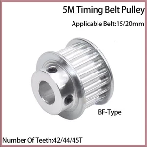 5M Timing Belt Pulley BF-Type Applicable Belt 15/20mm 42/44/45T Bore 8mm~25mm - Picture 1 of 12