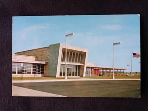 INIDANA IN Glass House Restaurant Toll Road Northern Inidana East West Postcard - Bild 1 von 2