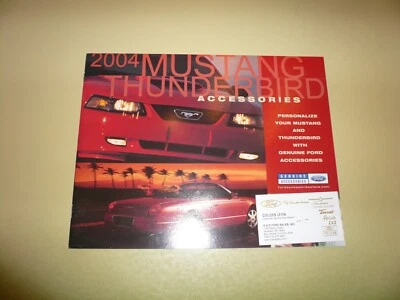 Ford Mustang Thunderbird 2004 accesorios folleto de ventas - vintage Foto 1 de 4