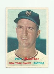 1957 Topps Don Moeller New York Giants - Great Centering! - EX/MT - #148 - Picture 1 of 2