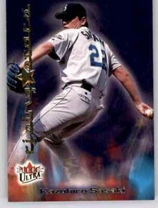 2002 Fleer Ultra Rising Stars Kazuhiro Sasaki Insert MLB PWE Mariners #14 - Picture 1 of 2