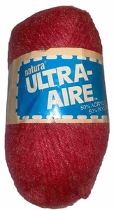 Hilo Natura Ultra-Aire Vintage Tono Rojo Escarlata, 1 Madeja. Peso total: 2,7 oz - Imagen 1 de 14