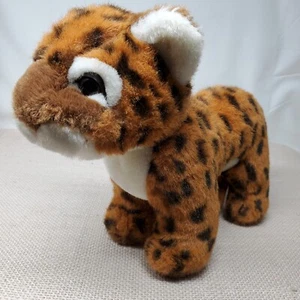 Vintage Russ Berrie Leopold Clouded Plush Stuffed Animal Toy READ One eye - Picture 1 of 10