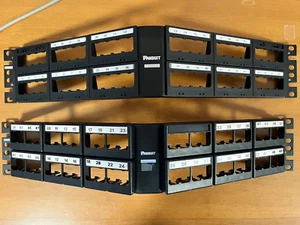 Panduit modulares abgewinkeltes Patchpanel 48 Ports 2er-Pack - Bild 1 von 1
