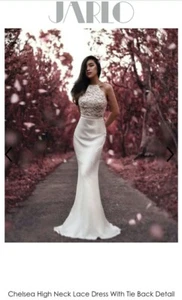 Jarlo Chelsea High neck lace top maxi dress - Picture 1 of 5