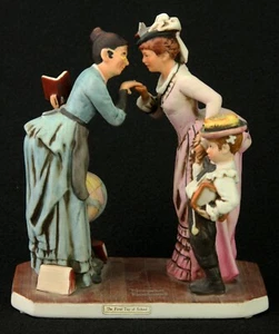 Norman Rockwell The First Day At School Figur Grossman Designs - Bild 1 von 5