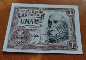 BILLETE ESPAÑA DE 1 Peseta 1953 – Pick 144 .- S/C .- ES EL DE LAS FOTOS.- - Imagen 1 de 2