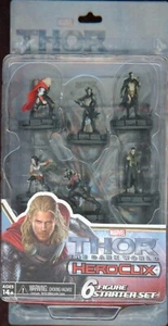 JUEGO DE 6 FIGURAS DE INICIO WIZKID HEROCLIX MARVEL THOR EL MUNDO OSCURO - Imagen 1 de 2