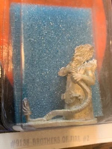MTG HEARTBREAKER Metal Miniature BROTHERS OF FIRE #2 #9138 NEW 1994 OOP RARE - Picture 1 of 4