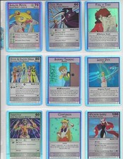 Sailor Moon Archival - 9 Card Holo Foil Chase Set & Promo Card - Dart 2000
