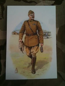 Military Postcard Royal Flying Corps Sopworth c1917 by Alix Baker - Picture 1 of 1