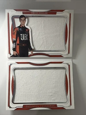 Drew Dollar Firesuit Booklet /25 2022 National Treasures Racing Panini Dual - Image 1 of 2