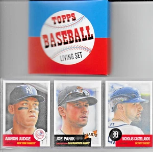 2018 Topps Living Set Week 1 Judge #1 Panik #2 Castellanos #3 w/box - Picture 1 of 2