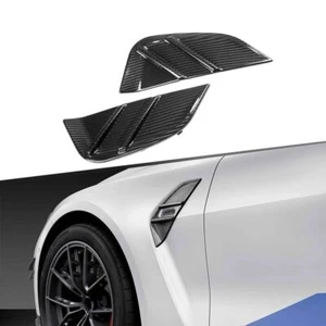 Replace Dry Carbon Fiber Side Fender Air Vent Cover For BMW 4 Series G82 G82 M4 - Picture 1 of 9
