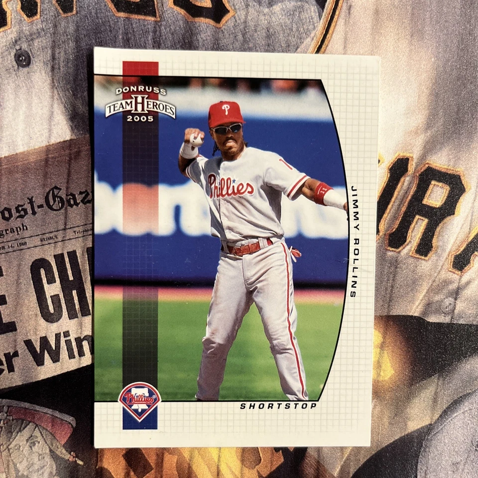 Donruss Team Heroes #239 2005 (PHILLIES) Jimmy Rollins Foto 1 de 2