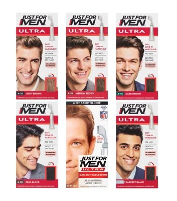 Just for Men Autostop Ultra Haarfärbemittel | Alle Farbtöne | Hergestellt narrensicher