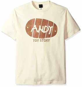 Disney Men's Toy Story Andy Boot Graphic T-Shirt - 3XL 3X Cream New Free Ship - Picture 1 of 1