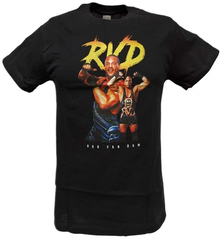 RVD Rob Van Dam Men's Black T-shirt Cover