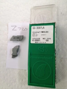 5 NEW GREENLEAF NG-3097L TOP NOTCH CERAMIC INSERTS.  GRADE WG300 USA MADE (Z719) - Picture 1 of 1