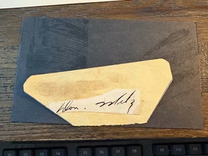 Don Metz Toronto Maple Leafs signed autographed Hockey 3x5 index card cut - Picture 1 of 1