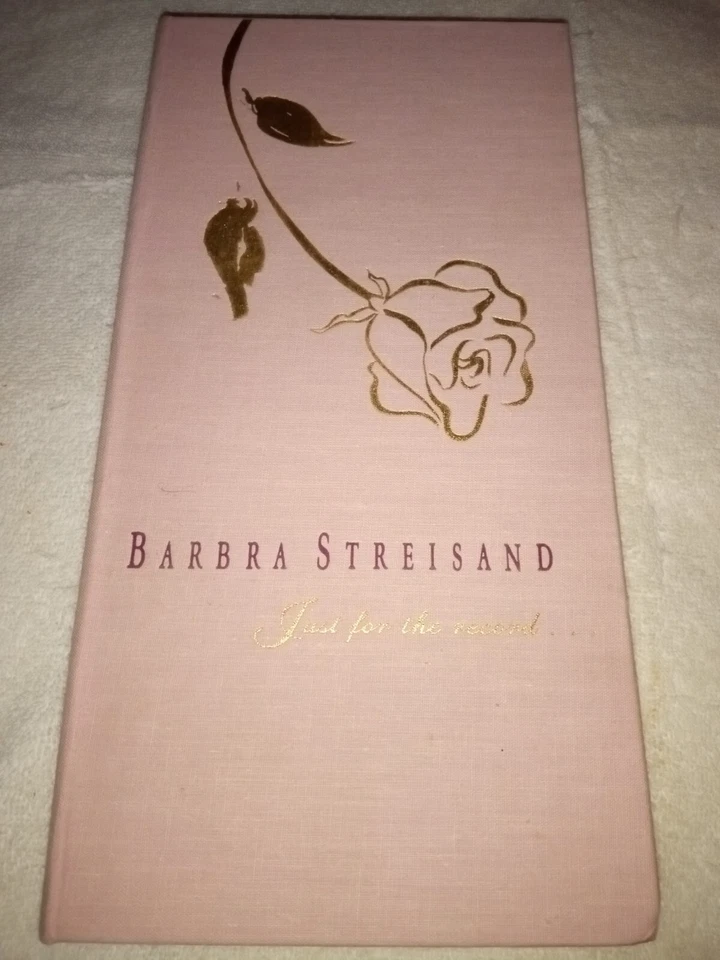  Barbra Streisand Just For The Record 4 cassette Boxed Set w/ book, insert, plus Foto 1 de 4