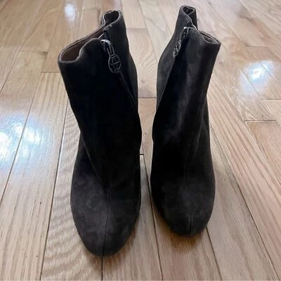 Sam Edelman WILMA высоты на танкетке коричневый замши кожаный ботинок ботильоны 6 М - Изображение 1 из 4