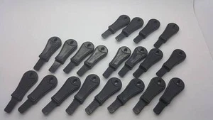 20 Rod Striker/Scraper Blade Firesteel Ferro Flint Ferrocerium EDC BOB Black - Picture 1 of 8