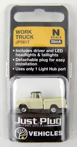 N Scale Work Truck Just Plug System Vehicle (20mA) - Woodland Scenics #JP5617 - Picture 1 of 4