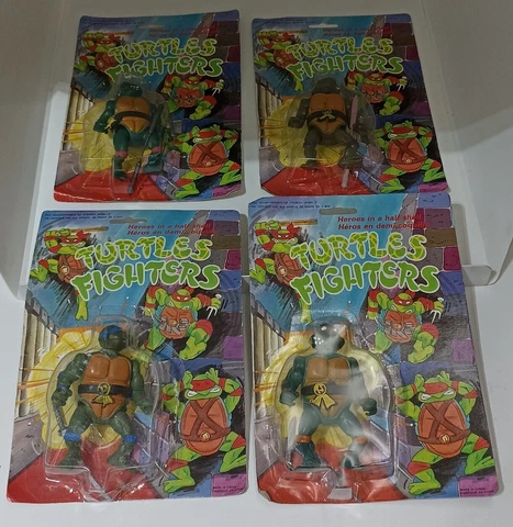 Turtle Fighters heroes bootleg (no TMNT) KO Knock off Leo Mike Donnie Raph CHINA Cover
