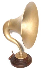 vintage TRIMM HORN SPEAKER  22" hi / 15"bell - New 8 ohm speaker for modern use - Picture 1 of 9