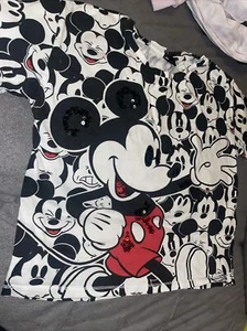 Zara Disney Child Unisex Mickey Mouse Sequin Top Size 9 / 134 - Picture 1 of 8