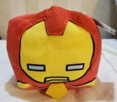 NWT Rare 2017 Marvel Ironman Cubd Collectibles Officially Licensed Plush Cube 4" - Image 1 of 4