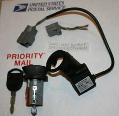 Cilindro de encendido Ford/Lincoln 1L5T-15607-AE + transceptor antirrobo Pats OEM Foto 1 de 3