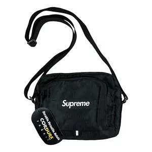 Supreme SS19 Shoulder Messenger Bag Black - Picture 1 of 5