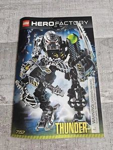 LEGO Hero Factory Thunder 7157 Instruction Manual Booklet ONLY - Picture 1 of 2