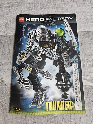 LEGO Hero Factory Thunder 7157 Instruction Manual Booklet ONLY - Image 1 of 2