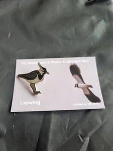 GS Collection Bird Pin Badge  RSPB Interest Grey Heron Limited Edition Of 100 - Picture 1 of 2