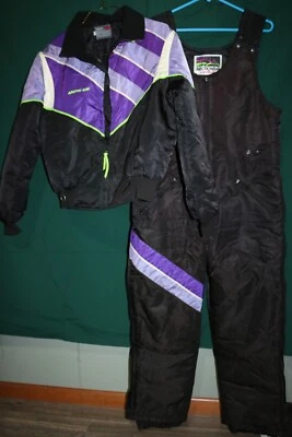 HIGH-QUALITY Arctic Cat snowmobile bibs overall / jacket set women's size Large - Image 1 of 4