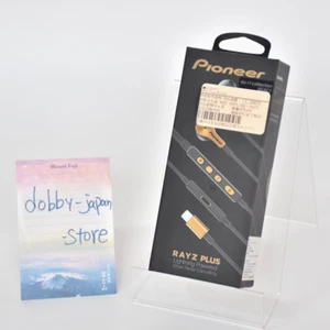 Pioneer RAYZ Plus Lightning-Powered Earphone Bronze SE-LTC5R-T dal Giappone N... - Foto 1 di 7