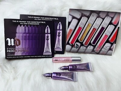 Mini juego de viaje Urban Decay sombra de ojos imprimación poción y brillo de labios (3) Foto 1 de 4