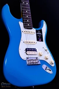 Fender American Professional II RW Miami Blue HSS w/ Deluxe Molded case - Picture 1 of 9