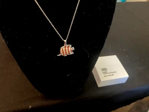 Touchstone Crystal by Swarovski Tropical Fish Necklace 2335N - Picture 1 of 1