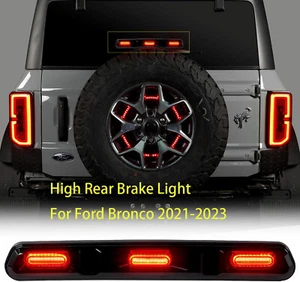 Para Ford Bronco 2021 2022 2023 LED Tercera Luz de Freno Lámpara Luz de Freno Alta Luz de Freno - Imagen 1 de 10