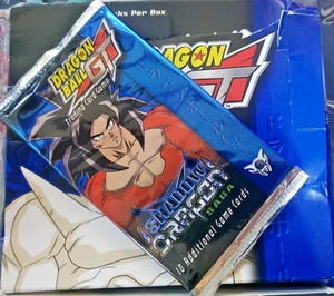 2004 Dragon Ball GT CCG Shadow Dragon Saga One 10 Card Booster Pack English - Picture 1 of 6