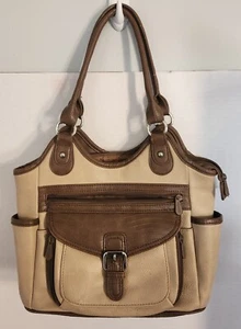 Borsa a tracolla Multi-Sac in ecopelle marrone e marrone - per tutte le stagioni - Foto 1 di 6